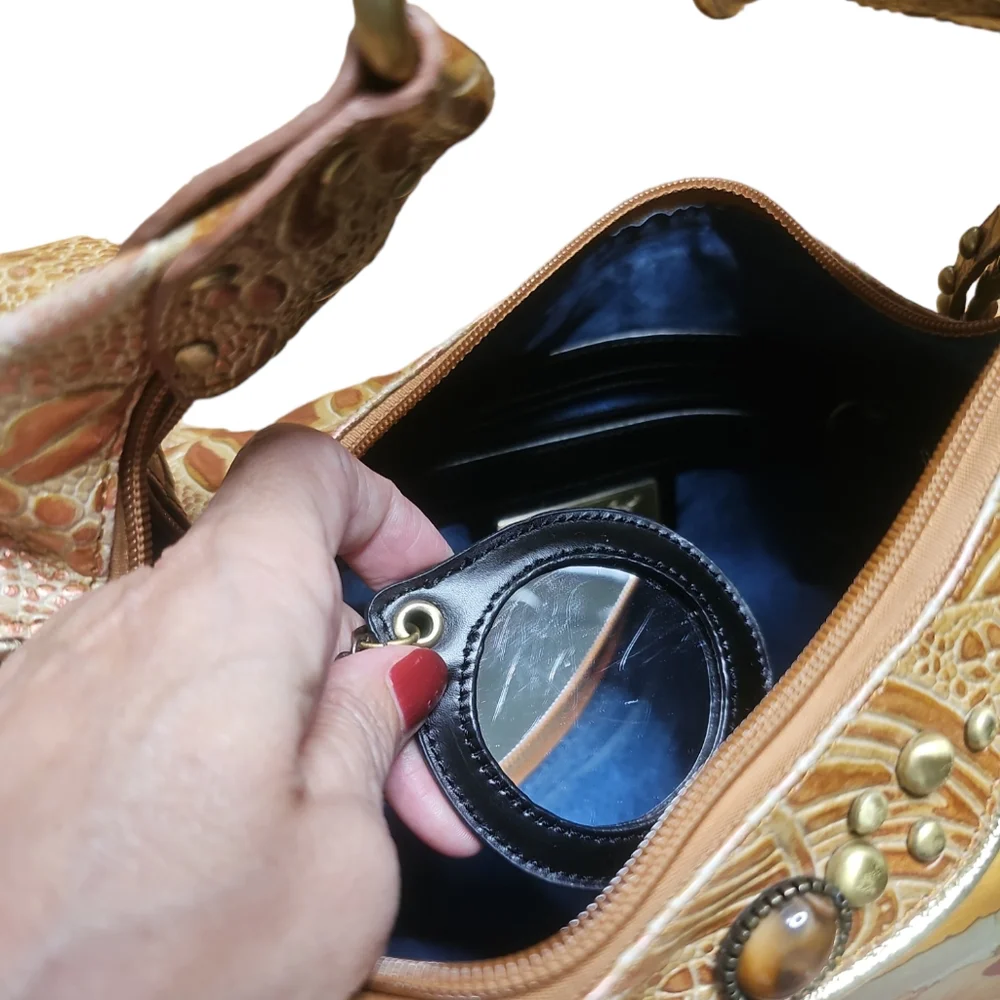 Sharif Hand Painted Vintage Bag Unique and Rare with Original Dust bag - Picture 13 of 16